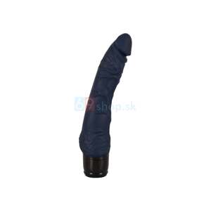 Silikonový vibrátor ve tvaru penisu se žilovaným povrchem